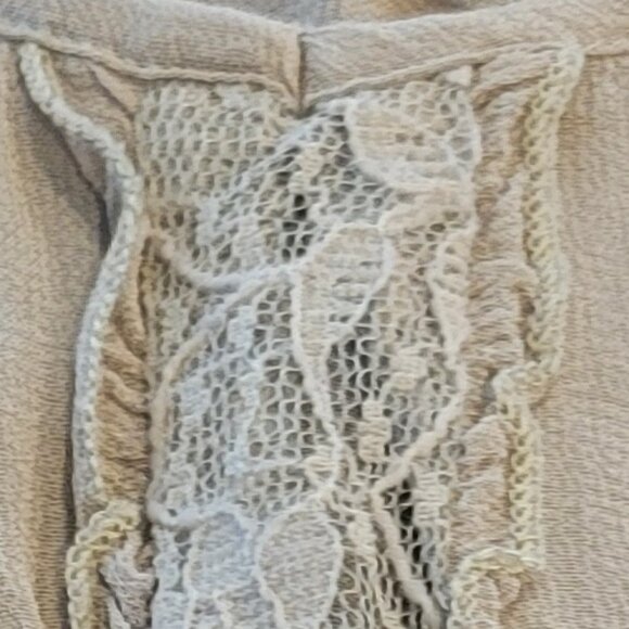 Buffalo By David Britton short-sleeve babydoll-style blouse in cream - Picture 8 of 11